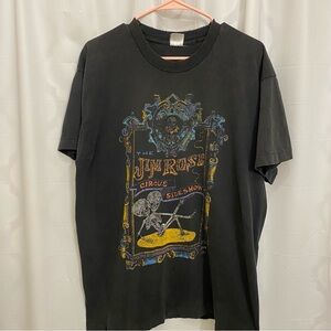 Jim Rose Circus Sideshow Black Circus Graphic Tee XL